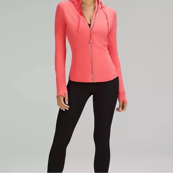 lululemon athletica Jackets & Blazers - Women Lululemon Hooded Define Jacket Mesh Vent Nulu Pale Raspberry